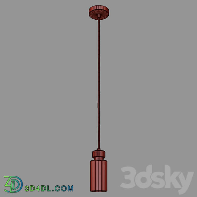 OM Pendant lamp with glass shade Eurosvet 50115 1 Amado Pendant light 3D Models 3DSKY