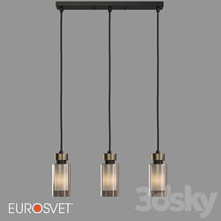 OM Pendant lamp with glass shades Eurosvet 50115 3 Amado Pendant light 3D Models 3DSKY 