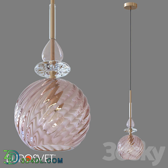 OM Pendant lamp with glass shade Eurosvet 50192 1 Dream Pendant light 3D Models 3DSKY