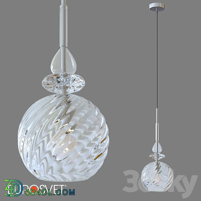 OM Pendant lamp with glass shade Eurosvet 50192 1 Dream Pendant light 3D Models 3DSKY