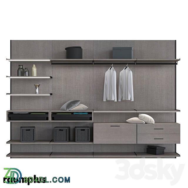 OM model Raumplus Apperia interior system Wardrobe Display cabinets 3D Models 3DSKY