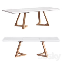 Avalon folding dining table 3D Models 