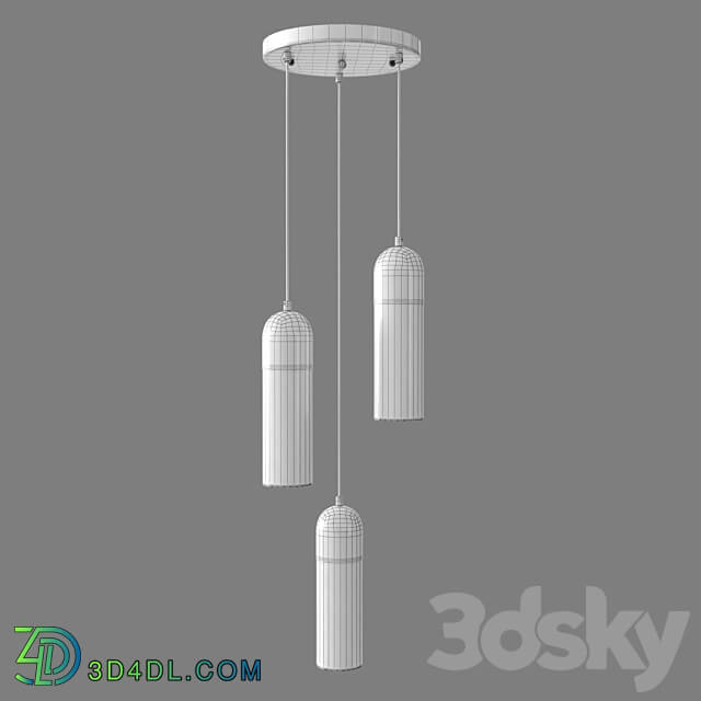 OM Pendant lamp Eurosvet 50180 3 amber Airon Pendant light 3D Models 3DSKY