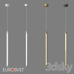 OM Suspended LED luminaire Eurosvet 50189 1 LED Strong Pendant light 3D Models 3DSKY 