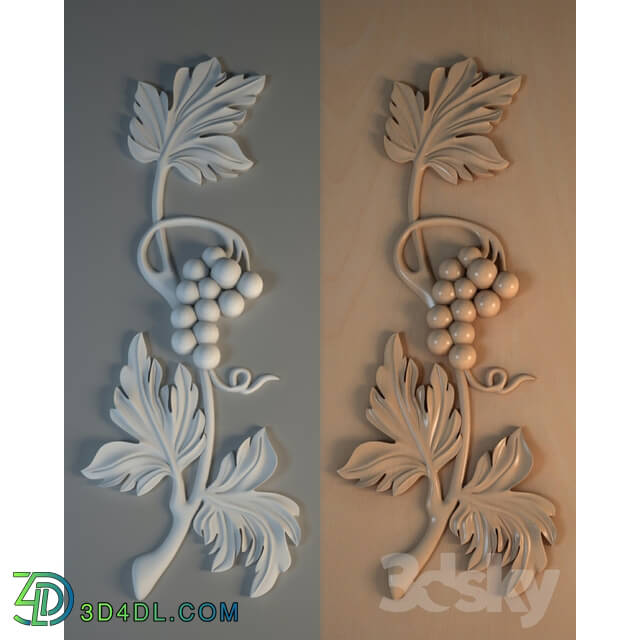 Decorative plaster - Decorative carved stucco element