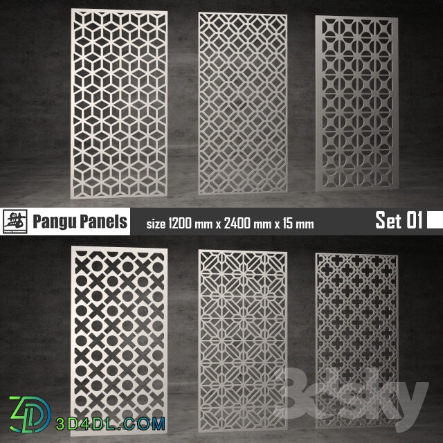 Other decorative objects Pangu Panels Set 01