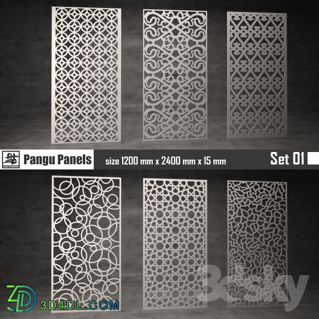 Other decorative objects Pangu Panels Set 01