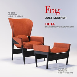 Arm chair - armchair FRAG HETA bergere_ pouf 