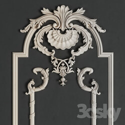 Molding stucco decorations 3 