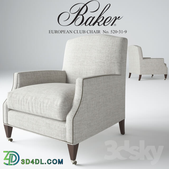 Baker EUROPEAN CLUB CHAIR No. 520 31 9