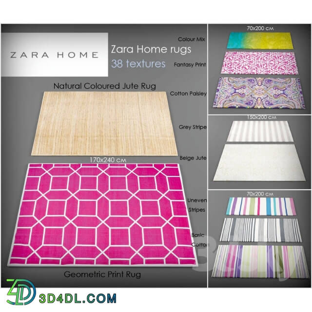 Collection of carpets the Zara Home