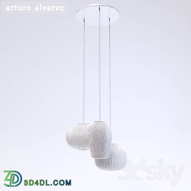 Arturo Alvarez Coral CO04 3 Pendant light 3D Models