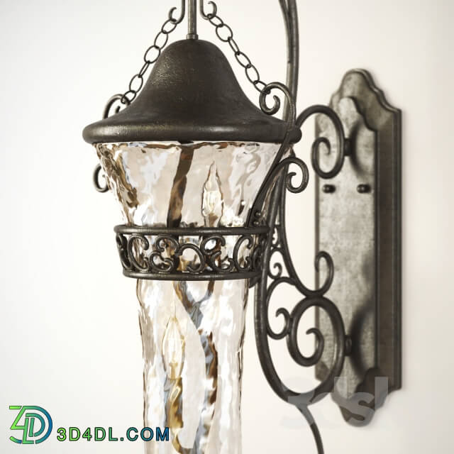 wrought iron sconces