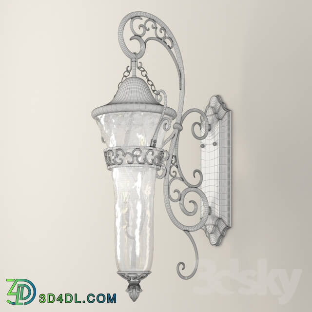 wrought iron sconces