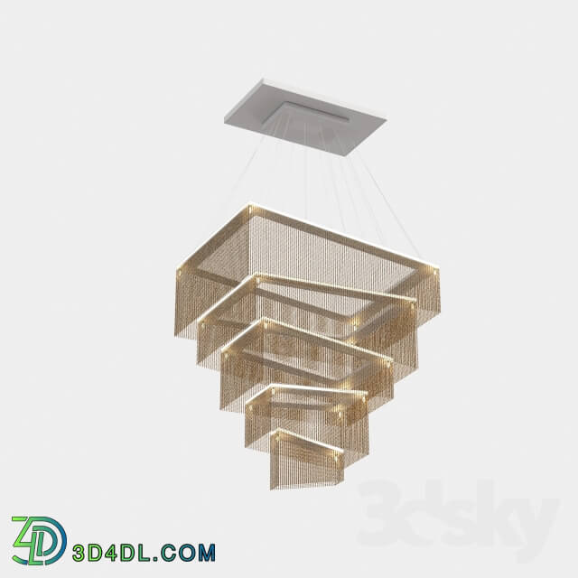 Willowlamp Geometric storm Pendant light 3D Models
