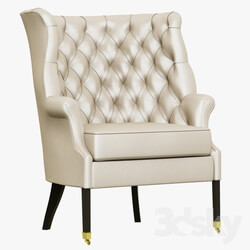 Arm chair - Restoration Hardware 19th English Wing Chair 