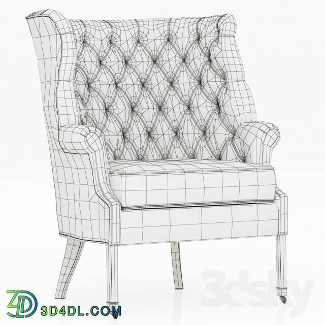 Arm chair - Restoration Hardware 19th English Wing Chair