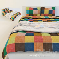Bed - Patchwork linens 