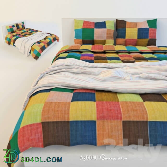 Bed - Patchwork linens