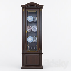 Vintage English buffet 1 Wardrobe Display cabinets 3D Models 