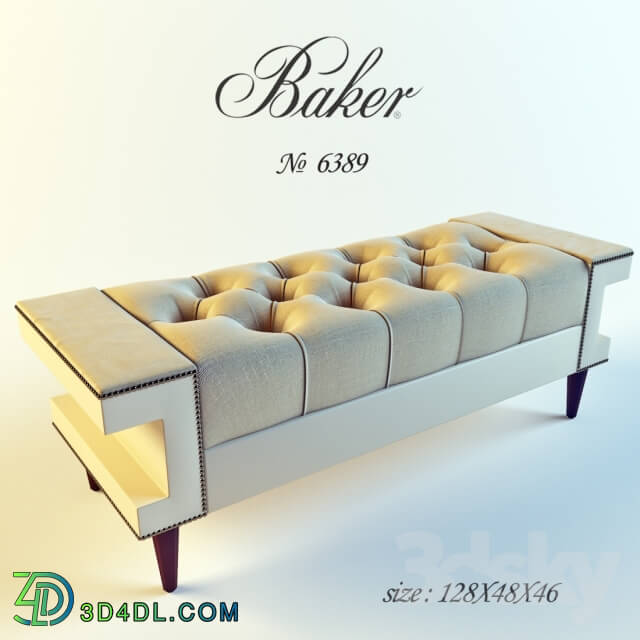 Other soft seating - Baker CLEO BENCH 6389