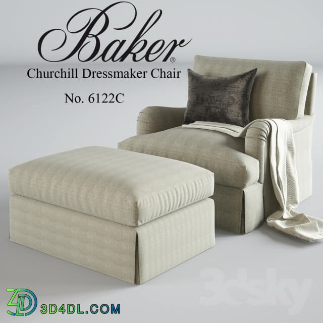 Baker Churchill Dressmaker Chair No. 6122C