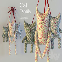 Toy - Cats textile hanging 