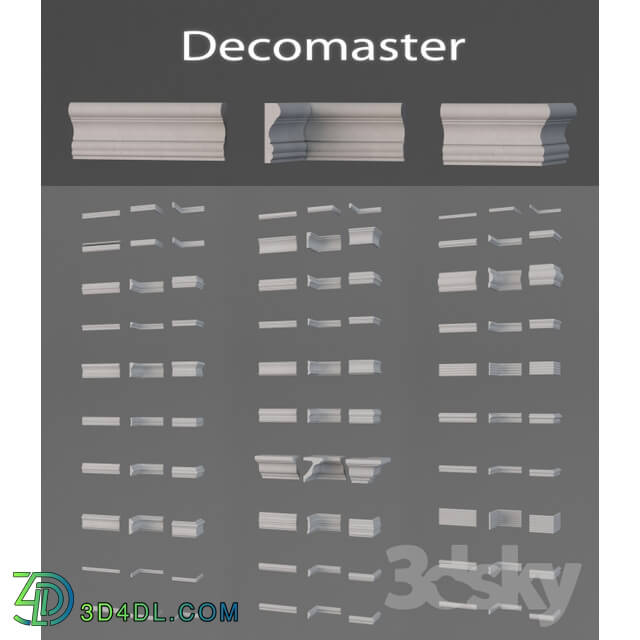 Decorative plaster - Decomaster moldings _vol 2_