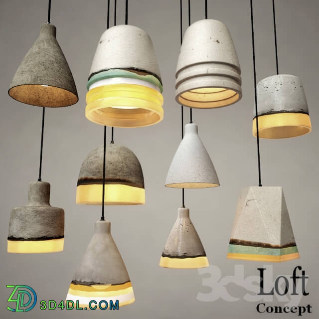 Art Concrete Pendant Collection