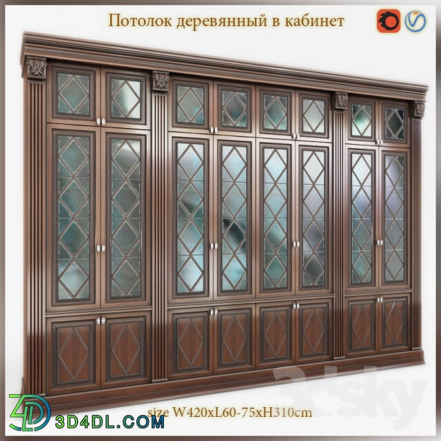 Wardrobe _ Display cabinets - Bookcase for office