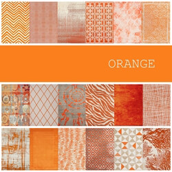 18 carpets in the color ORANGE 