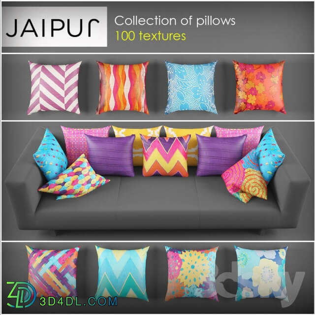 Collection of pillows Jaipur 1