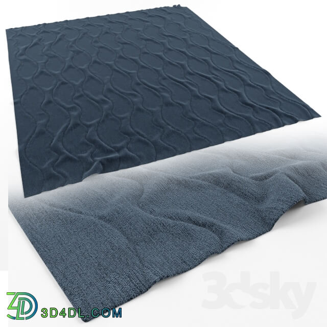 Other decorative objects carpet dark blue