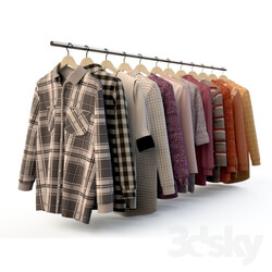 Clothes and shoes - A set of men__39_s shirts_ T-shirts_ jackets 