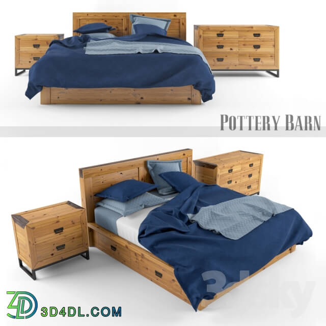 Bed Pottery Barn hendrix bed set