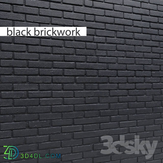 Stone - Black brickwork