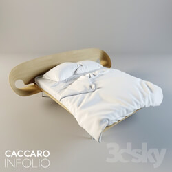 Bed Caccaro INFOLIO wood 