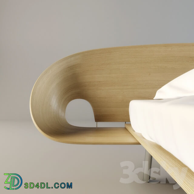 Bed Caccaro INFOLIO wood