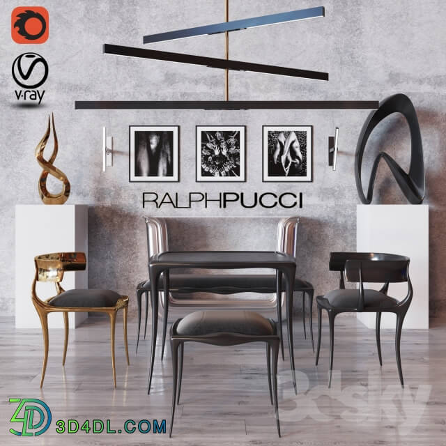 Table Chair Ralph Pucci set