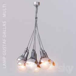 Gustaf Dallas Multi Pendant light 3D Models 