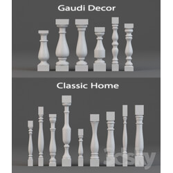 Staircase Balusters Classic Home and Gaudi Decor 
