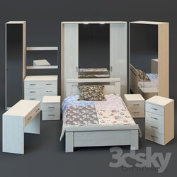 Bed furniture fo bedrooms CAPRI pine 