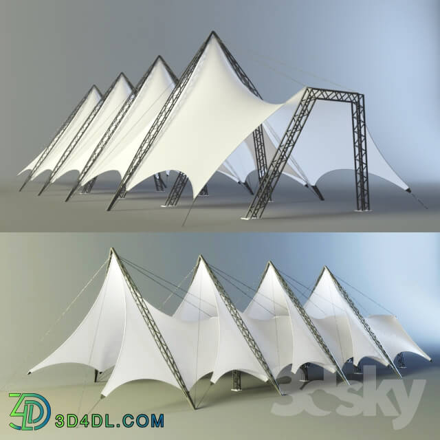 tent design type 2 Other 3D Models