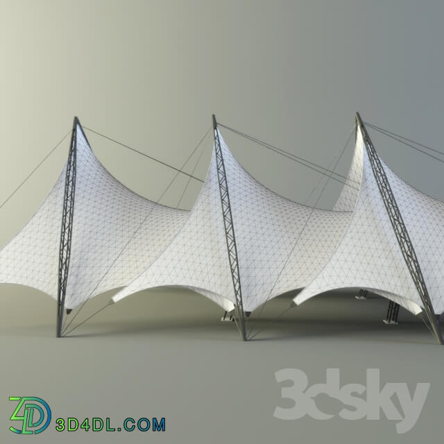 tent design type 2 Other 3D Models