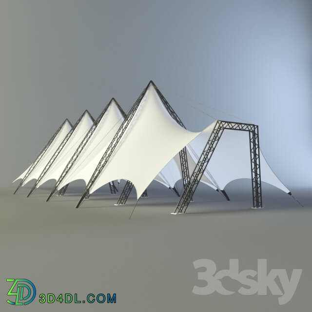 tent design type 2 Other 3D Models