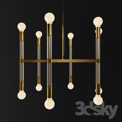 Acrylic Framework Chandelier Round 