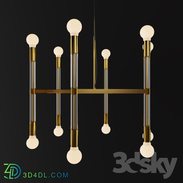 Acrylic Framework Chandelier Round