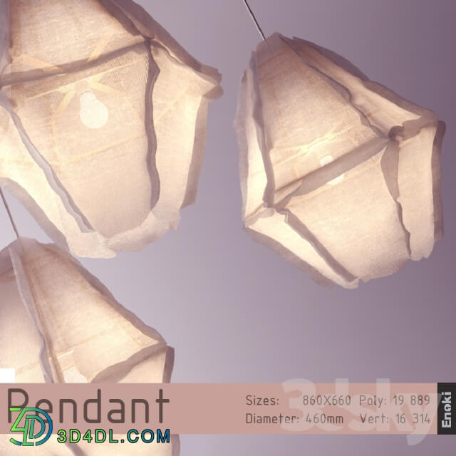 Chandelier Pendant light 3D Models