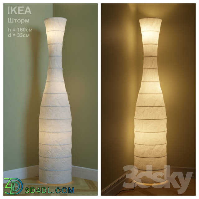 IKEA lamp storm