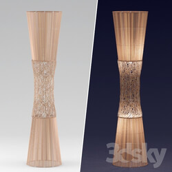 Rattan floor lamp 